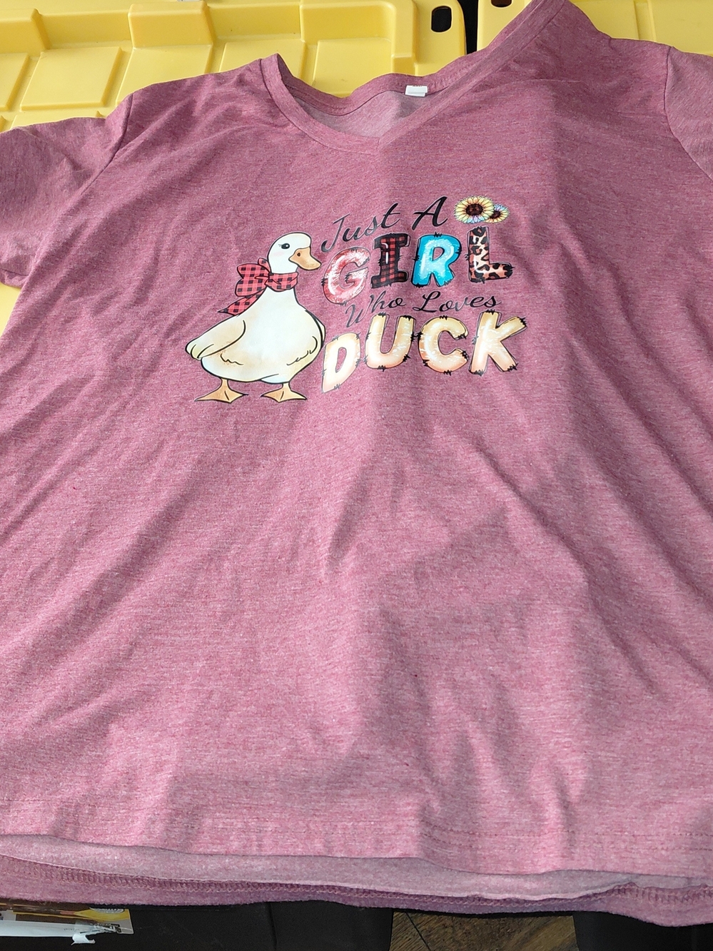 'Just A Girl Who Loves Duck' Graphic Tee